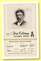 Rosebank  30 yo 1989/2019 (55.2%, Hunter Laing, The First Editions, Author's Series, refill hogshead, cask #HL17438, 192 bottles) 